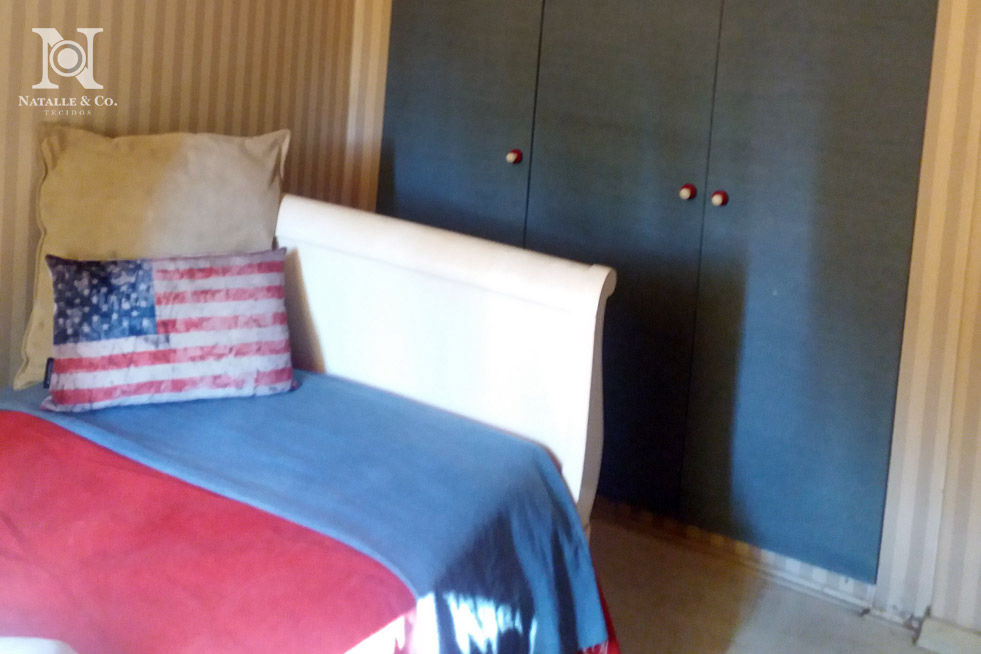 Colcha de Cama Vermelha e Almofadas