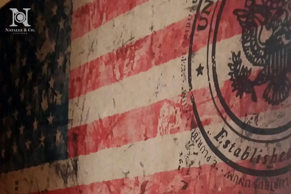 Estampa Bandeira Americana