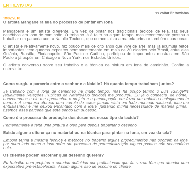 A casa Brasileira da arte