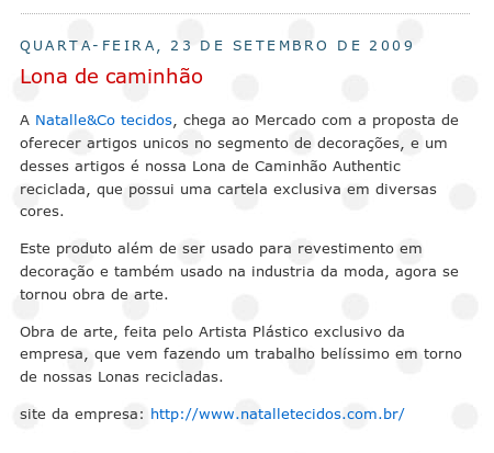 Uma Questão de Bom Gosto